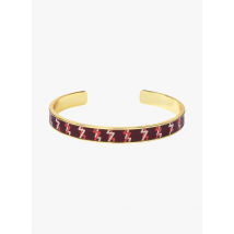 Bangle Up - Jonc imprimé en laiton - Taille Unique - Rouge
