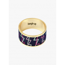 Bangle Up - Bracelet imprimé en laiton - Taille 2 - Noir