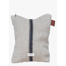 Bed And Philosophy - Pochette en lin et laine - Taille Unique - Gris