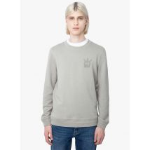 Zadig&voltaire - Sweater van katoenen joggingstof met ronde hals - M Maat - Grijs
