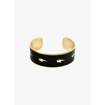 Bangle Up - Jonc imprimé en laiton - Een Maat - Zwart
