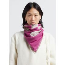 Inoui Editions - Foulard imprimé en laine mélangée - Taille Unique - Violet