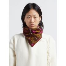 Inoui Editions - Foulard en laine à imprimé - Taille Unique - Prune