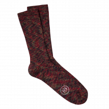 Royalties - Calcetines de mezcla de algodón - Talla 40/45 - Rojo