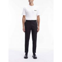 Calvin Klein - Pantalón cargo recto de mezcla de algodón - Talla L - Negro