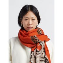 Inoui Editions - Etole en laine à imprimé - Taille Unique - Orange