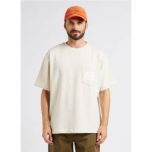 Chevignon - Oversize-t-shirt aus baumwolle mit rundhalsausschnitt - Größe S - Beige