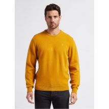 Hackett - Wollen trui met ronde hals - L Maat - Bruin