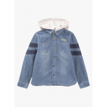 Ikks Junior - Sobrecamisa de algodón con capucha - Talla 6A - Vaqueros brut