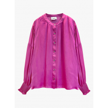 Frnch - Blouse col rond satinée - Taille S - Violet