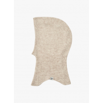 Liewood - Bivakmuts van gerecyclede wol en biokatoen - 3-6mois Maat - Beige