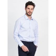 Atelier Prive - Camisa slim fit de algodón a rayas con cuello clásico - Talla 35/36 - Azul