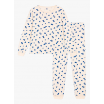Petit Bateau - Pijama estampado de algodón - Talla XS - Blanco