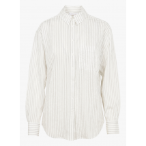 Kookai - Gestreepte blouse met klassieke kraag katoenblend - 36 Maat - Zwart