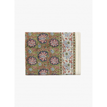 Jamini - Katoenen tafelkleed met bloemenprint - 140x235 cm Maat - Groen