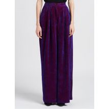 Momoni - Broek met hoge taille - 38 Maat - Paars