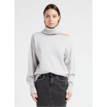 Berenice - Ruimvallende coltrui wolblend met kasjmier - M Maat - Grijs