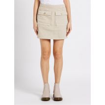 Bellepiece - Korte - rechte - katoenen rok - S Maat - Beige