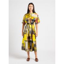 Soeur - Robe col rond imprimée en soie - Taille 34 - Multicolore