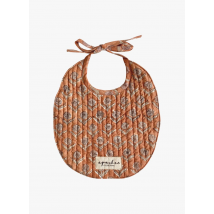 Apaches Collections - Katoenen slabbetje met print - Een Maat - Bruin