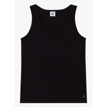Petit Bateau - Camiseta de tirantes de algodón con cuello redondo - Talla XS - Negro
