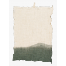 Bed And Philosophy - Serviette de bain motif dip-dye en coton - Taille 50x70 cm - Kaki