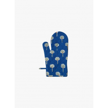 Jamini - Gant de cuisine imprimé en coton - Taille Unique - Bleu