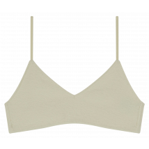 American Vintage - Soutien-gorge sans armateurs en coton - Taille S - Beige
