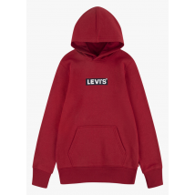 Levi's Kids - Sweat à capuche droit en coton mélangé - Taille 8A - Rouge