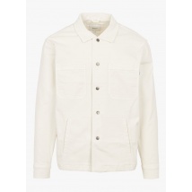 Pepe Jeans - Gerade geschnittene jacke aus baumwoll-mix mit klassischem kragen - Größe XL - Weiß