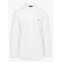 Polo Ralph Lauren - Overhemd met amerikaanse kraag katoenblend - XL Maat - Wit