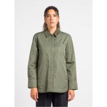 Max&co. - Jasje van velours met klassieke kraag - 42 Maat - Kakigroen