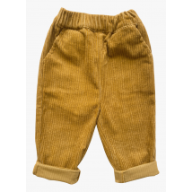 Apaches Collections - Pantalon en velours de coton côtelé - Taille 3M - Marron