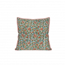 Jamini - Kissenbezug aus bedruckter baumwolle - Größe 40x40 cm - Grün