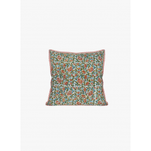 Jamini - Katoenen kussenhoes met print - 40x40 cm Maat - Groen