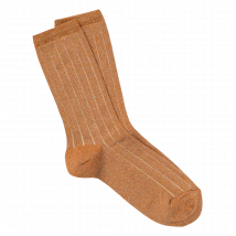 Royalties - Glanzende sokken van katoenmix - 36/40 Maat - Oranje