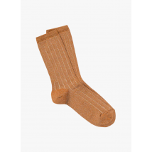 Royalties - Glanzende sokken van katoenmix - 36/40 Maat - Oranje