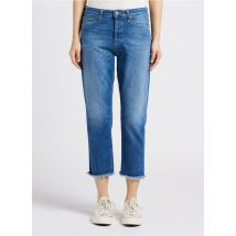Please - Cropped jeans katoenblend - L Maat - Jeans verschoten