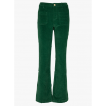 La Petite Etoile - Straight-fit broek van katoenen velours - 36 Maat - Groen