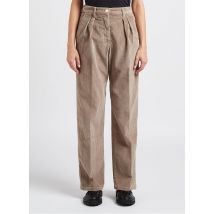 Masscob - Rechte - katoenen ribbroek - 36 Maat - Beige