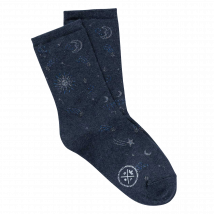 Royalties - Sokken met motiefje - katoenblend - 36/40 Maat - Blauw