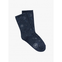 Royalties - Sokken met motiefje - katoenblend - 36/40 Maat - Blauw
