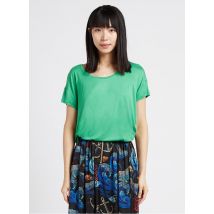 Margaux Lonnberg - Ruimvallend t-shirt met ronde hals - 0 Maat - Groen