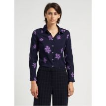 Nice Things - Chemise col classique imprimé fleuri en coton - Taille 40 - Bleu