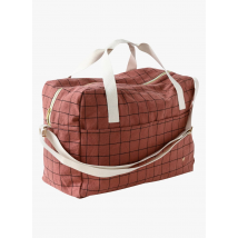 La Cerise Sur Le Gateau - Sac à langer à carreaux en coton bio - Taille Unique - Rose