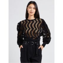 Iro - Top recto con cuello redondo - Talla 38 - Negro