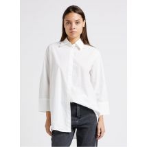 Karl Marc John - Katoenen blouse met klassieke kraag - S Maat - Wit