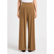 Momoni - Pantalón recto vaporoso - Talla 44 - Beige