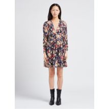 Berenice - Short printed v-neck dress - Größe 40 - Mehrfarbig