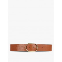 La Petite Etoile - Ceinture large en cuir effet croco - Taille 1 - Marron